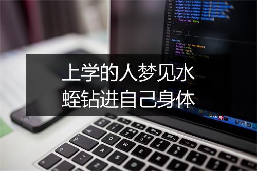 上学的人梦见水蛭钻进自己身体