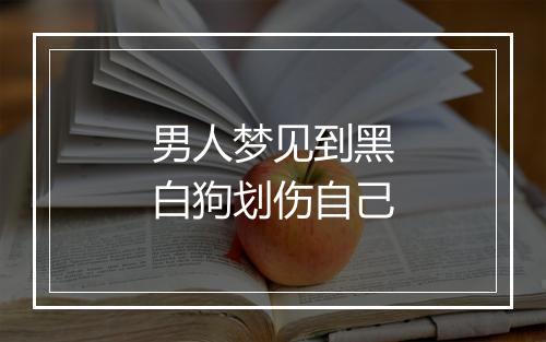 男人梦见到黑白狗划伤自己