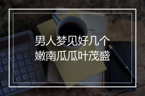 男人梦见好几个嫩南瓜瓜叶茂盛