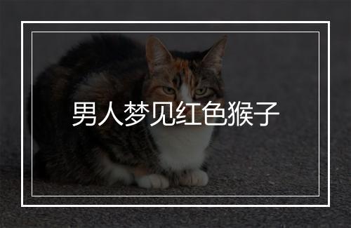 男人梦见红色猴子