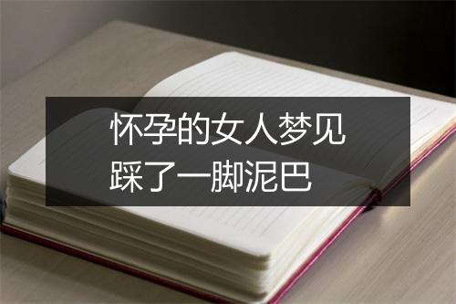 怀孕的女人梦见踩了一脚泥巴