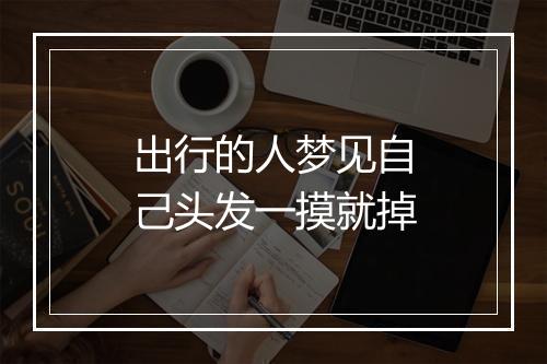 出行的人梦见自己头发一摸就掉