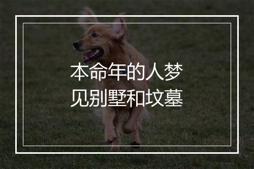 本命年的人梦见别墅和坟墓