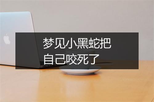 梦见小黑蛇把自己咬死了