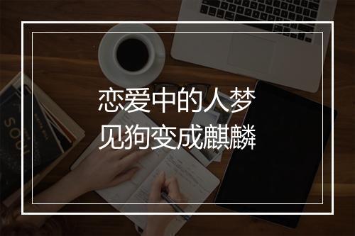 恋爱中的人梦见狗变成麒麟