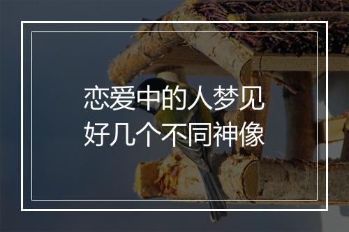 恋爱中的人梦见好几个不同神像