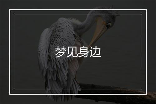 梦见身边