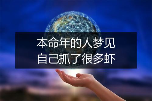 本命年的人梦见自己抓了很多虾