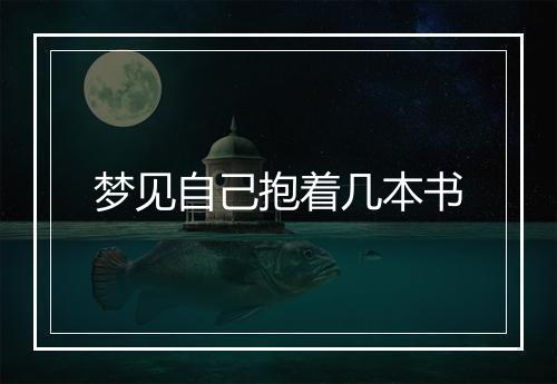 梦见自己抱着几本书