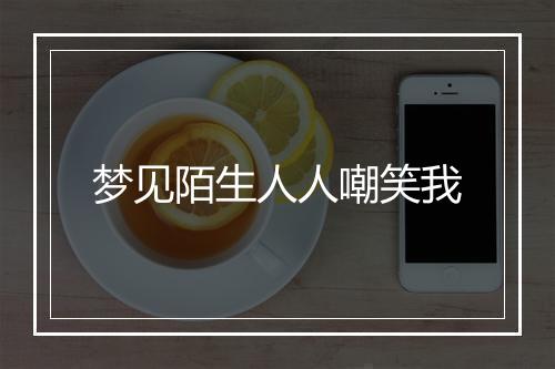 梦见陌生人人嘲笑我