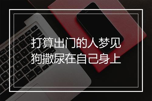 打算出门的人梦见狗撒尿在自己身上