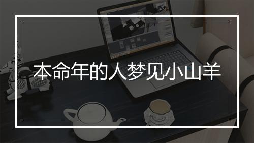 本命年的人梦见小山羊