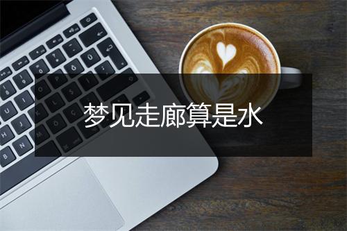 梦见走廊算是水