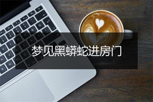 梦见黑蟒蛇进房门