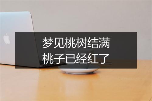 梦见桃树结满桃子已经红了