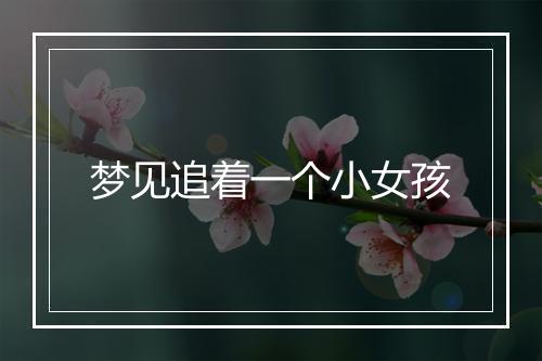 梦见追着一个小女孩