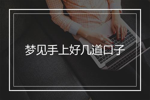 梦见手上好几道口子