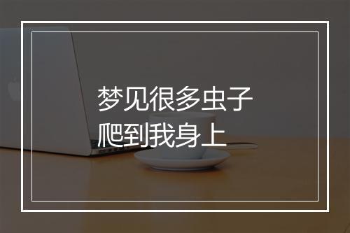 梦见很多虫子爬到我身上