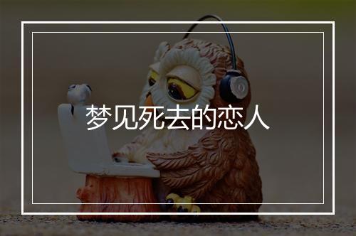 梦见死去的恋人