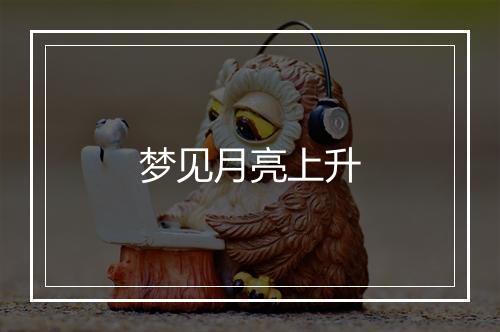 梦见月亮上升