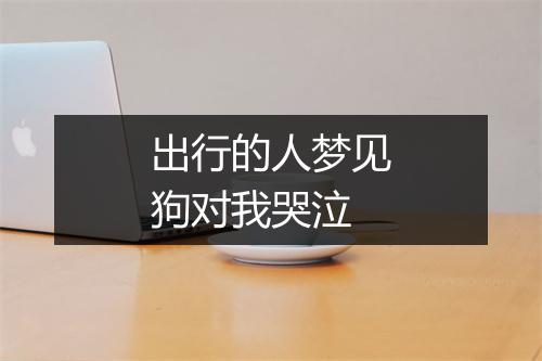 出行的人梦见狗对我哭泣