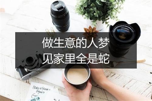 做生意的人梦见家里全是蛇