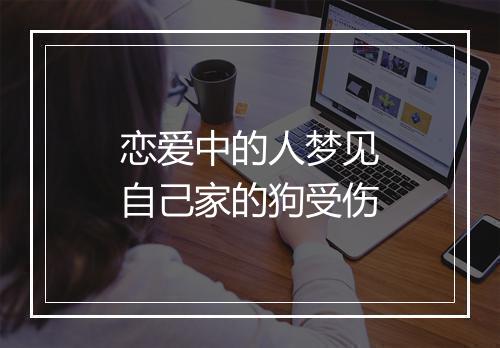 恋爱中的人梦见自己家的狗受伤