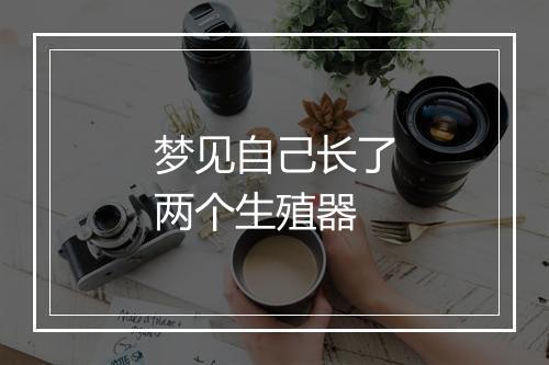 梦见自己长了两个生殖器