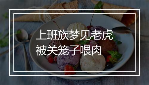 上班族梦见老虎被关笼子喂肉