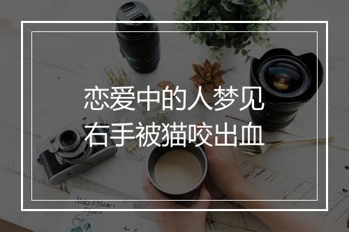 恋爱中的人梦见右手被猫咬出血