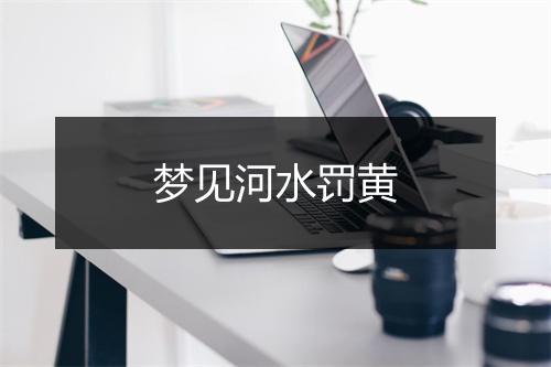 梦见河水罚黄