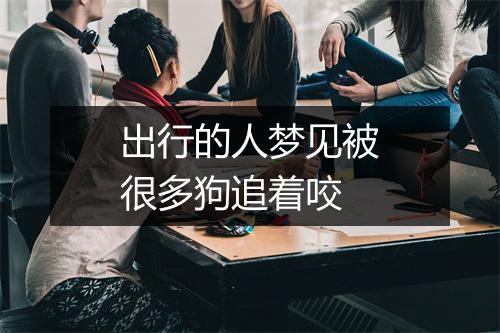 出行的人梦见被很多狗追着咬