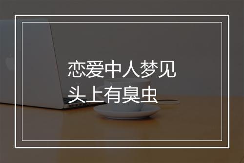 恋爱中人梦见头上有臭虫