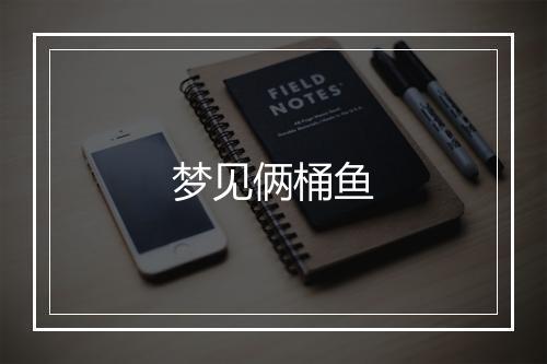 梦见俩桶鱼