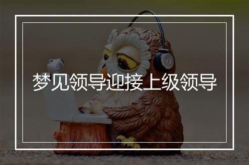 梦见领导迎接上级领导