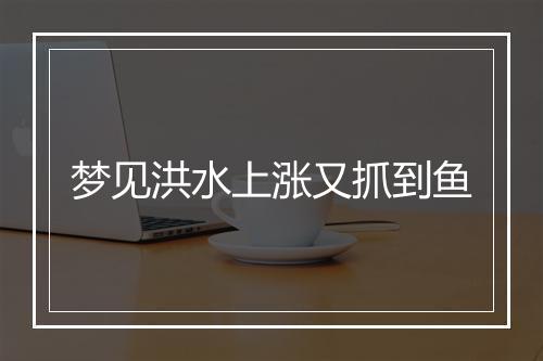 梦见洪水上涨又抓到鱼