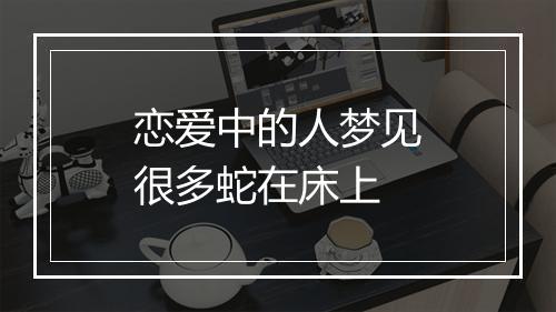 恋爱中的人梦见很多蛇在床上